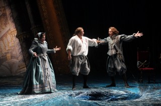 Majella Cullagh (Maria), Marco Di Felice (Enrico) e Salvatore Cordella (Riccardo)