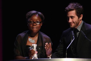Rachel Mwanza e Jake Gyllenhaal Rachel Mwanza e Jake Gyllenhaal