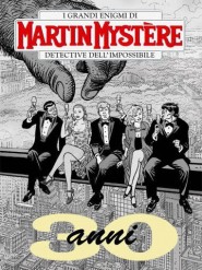 Copertina per il trentennale di Martin Mystère 