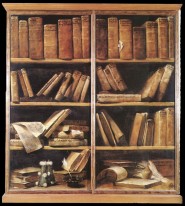 Giuseppe Maria Crespi - scaffale di libri