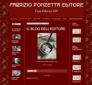 Sito web della Fabrizio Ponzetta Editore