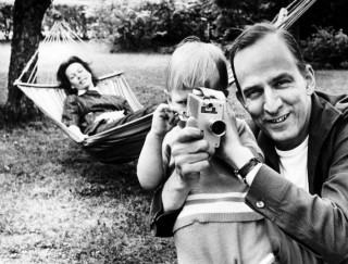 Ingmar Bergman con suo figlio Daniel