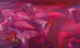 Ammaestrati, 2011, oil on canvas, 72 x 120 cm