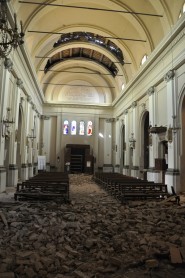 Chiesa di Cavezzo dopo il terremoto