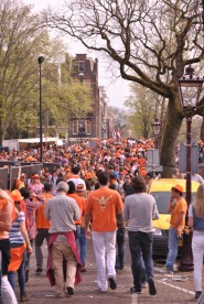 Marea oranje per Amsterdam