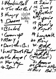 Esempio di scaletta (pazzesca) di Springsteen