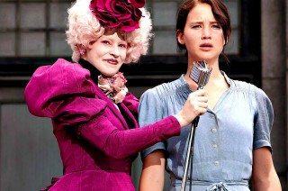 Jennifer Lawrence e Elizabeth Banks in Hunger games