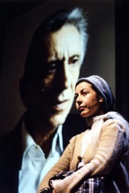 Roberta Biagiarelli durante uno spettacolo