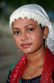 ragazza di etnia Cham