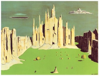 Un dipinto di Buzzati