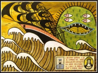 Un dipinto di Buzzati