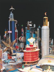 BODYS ISEK KINGELEZ, *Projet pour le Kinshasa du troisième millénaire*, 1997