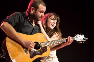 Francesco Forni e Ilaria Graziano sul palco del Palladium