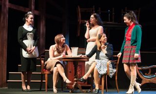 8 donne e un mistero (una scena)